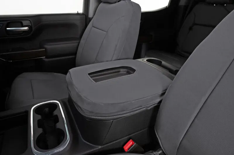 Covercraft Endura Precisionfit Front Row Seat Covers For 2015–2022 Chevrolet Colorado & Gmc Canyon – Silver/Silver 2