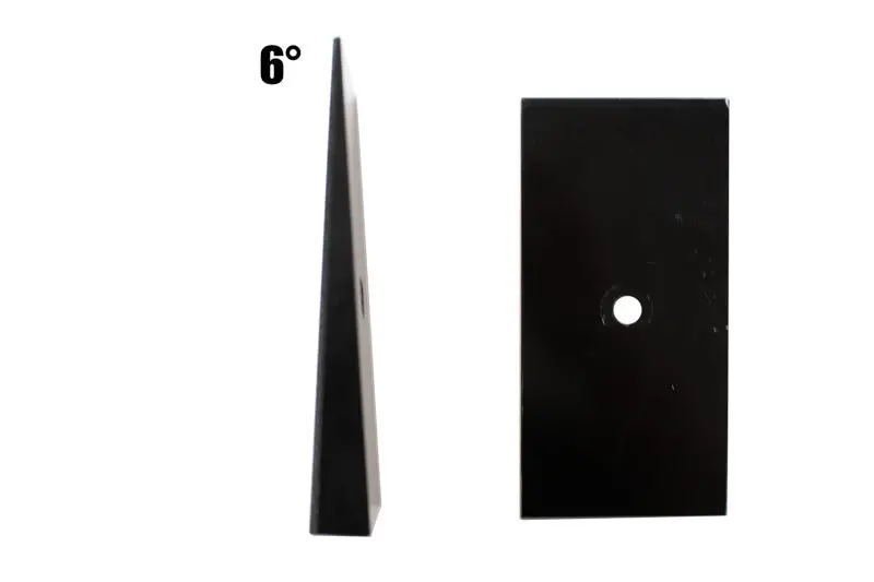 Fishbone Off-Road Universal 6-Inch Leaf Spring Shim – Black Anodized 1