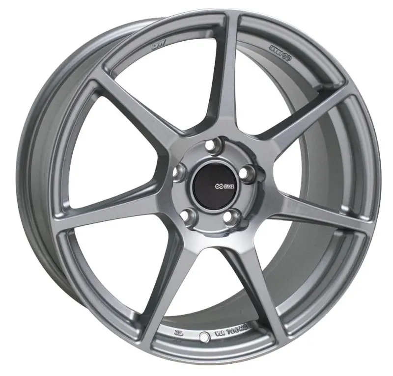 Enkei Tfr Forged Alloy Wheel – 19X9.5 Inches, 5X114.3 Bolt Pattern, 15Mm Offset, 72.6Mm Bore, Storm Gray Finish 1