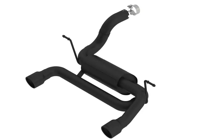 Borla Atak Axle-Back Exhaust System For 2018–2019 Jeep Wrangler Jl/Jlu 2.0L Turbo (2-Door & 4-Door) – Black Finish, 2.5" Tips 1