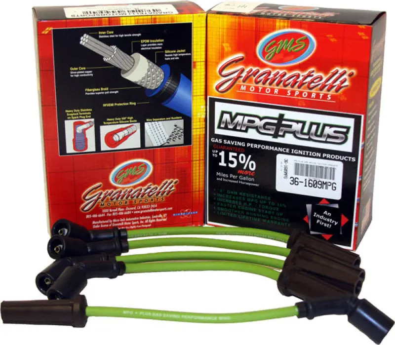 Granatelli Mpg Plus Ignition Wire Set For 1980 Ford Granada (4.1L Inline-6) 1