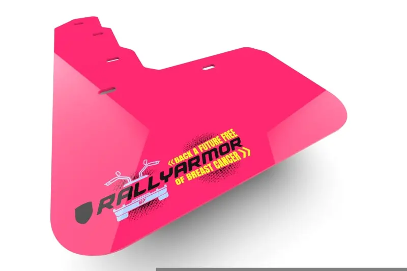 Rally Armor 22-24 Tesla Model X & X Plaid Pink Mud Flap Bce Logo 2