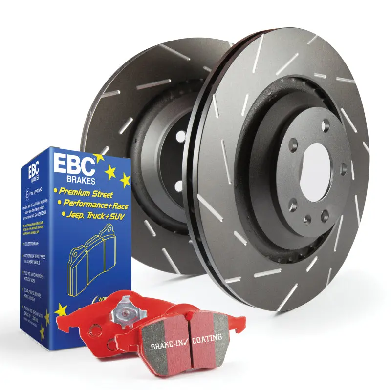 Ebc Redstuff High-Performance Brake Kit: S4 Pads + Usr Rotors 1