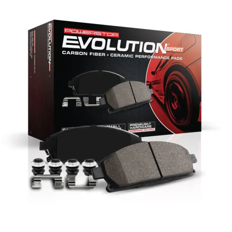 Power Stop Z23 Evolution Sport Brake Pads With Hardware For 2016–2019 Acura Ilx Front Axle 2