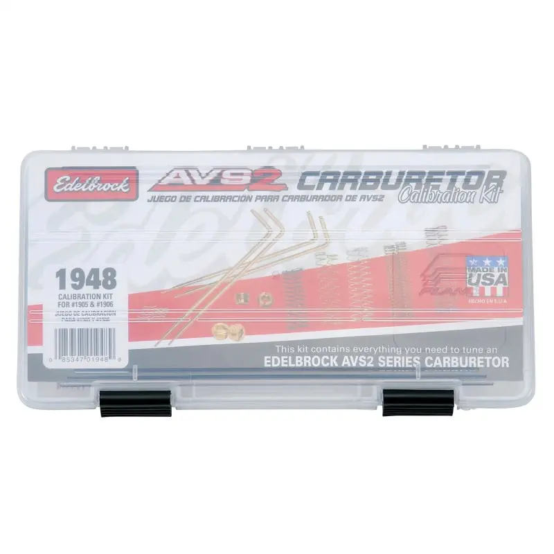 Edelbrock Carburetor Calibration Kit Compatible With Models 1905 And 1906 1