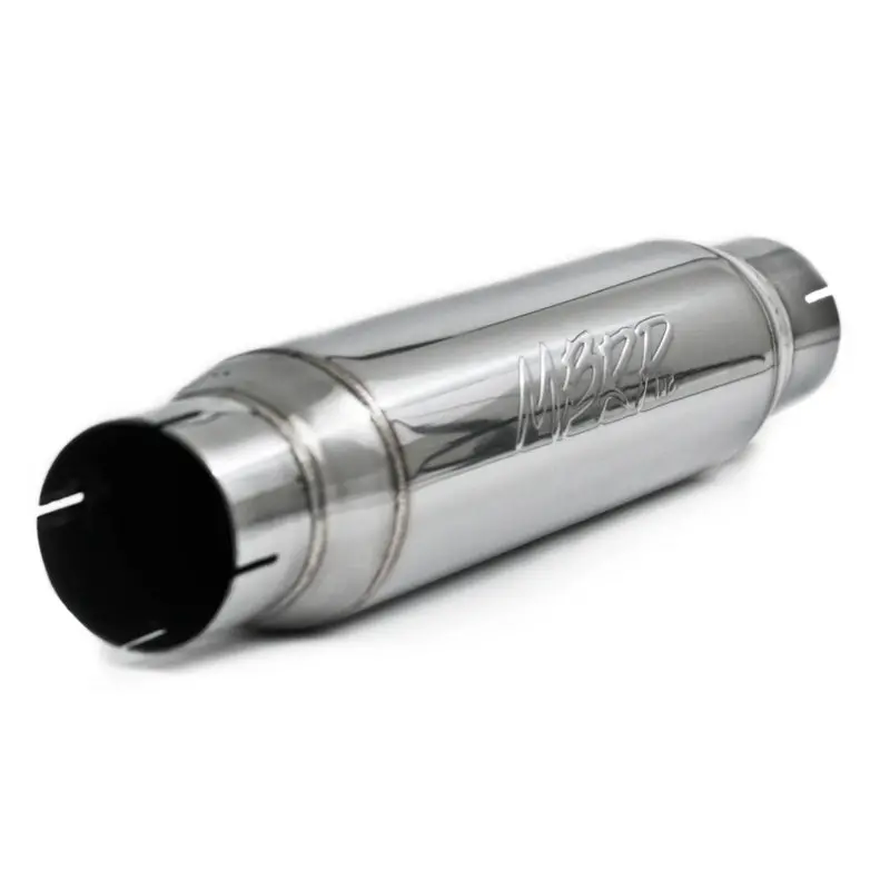 Mbrp Universal 3" Stainless Steel Resonator – 16" Core, 20" Overall Length, T304 Grade 2