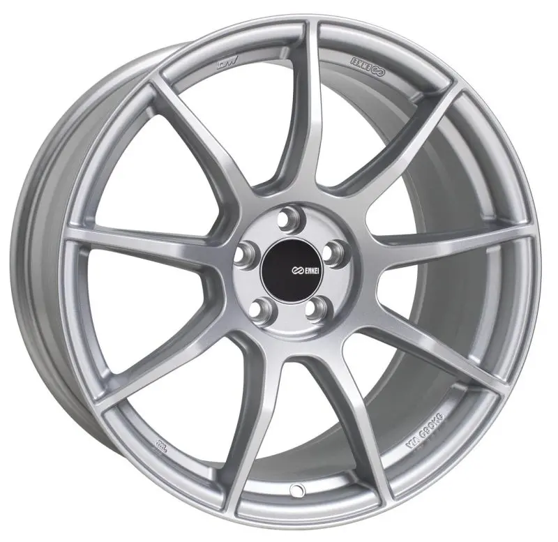 Enkei Ts9 Forged Alloy Wheel – 17X8 In, 5X100 Bolt Pattern, 45 Mm Offset, Silver Paint Finish 1
