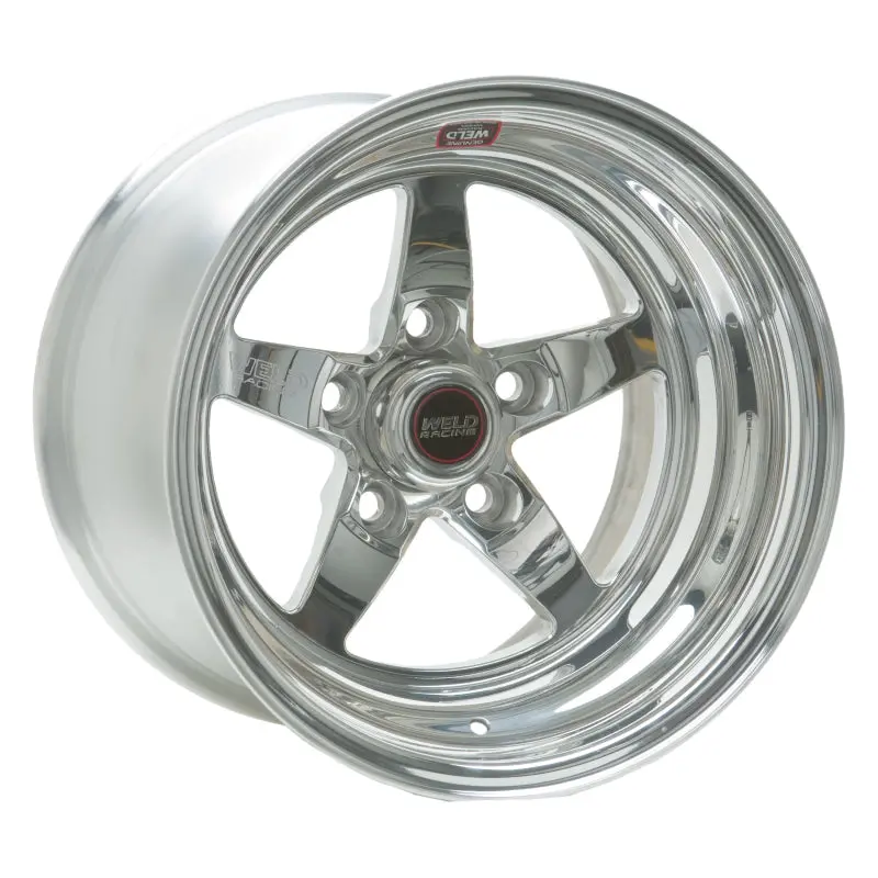 Weld S71 15X12.33 / 5X4.75 Bp / 7.5In. Bs Polished Wheel (Medium Pad) - Non-Beadlock 1