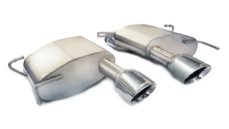 Corsa Sport Axle-Back Exhaust System For 2011–2013 Cadillac Cts Coupe V8 6.2L – Polished Stainless Steel 1