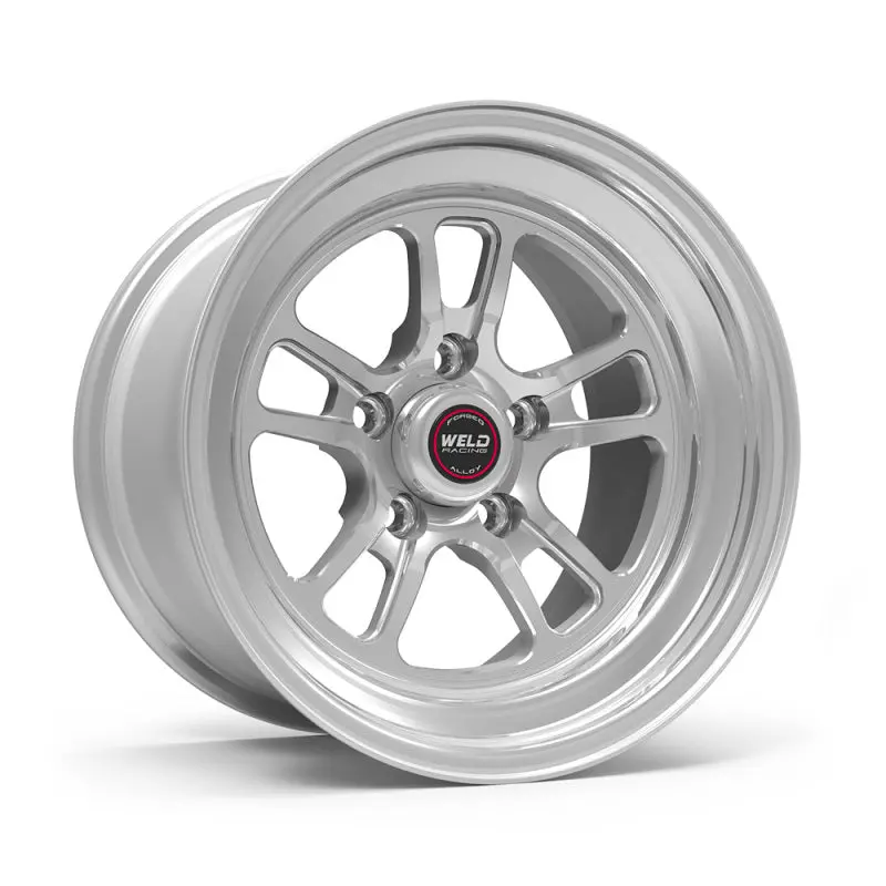Weld S70 Rt-S 15X9 Inch Alloy Wheel – 5X114.3 Bolt Pattern, 6.5" Backspace, Polished Center & Shell 1
