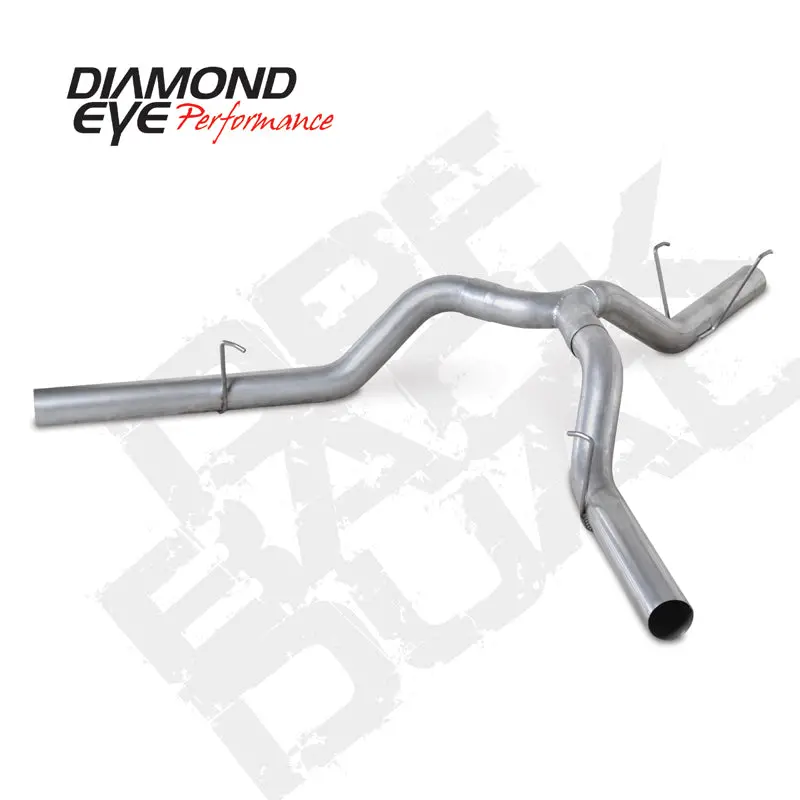 Diamond Eye 4-Inch Dpf-Back Dual Exhaust Kit For 2014 Dodge Ram 2500 6.7L Long Bed 1
