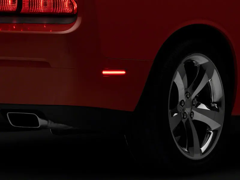 Raxiom Smoked Led Rear Side Marker Lights For 2008–2014 Dodge Challenger & 2011–2014 Charger 1