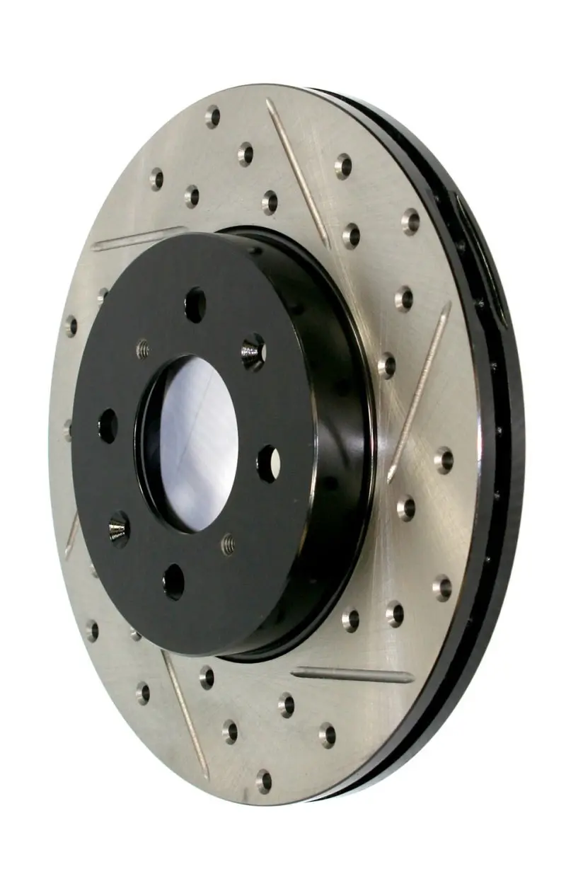Stoptech Drilled & Slotted Brake Rotor For 2017 Honda Cr-V Sport – Left Front Position 1