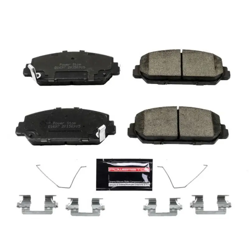 Power Stop Z23 Evolution Sport Brake Pads With Hardware For 2016–2019 Acura Ilx Front Axle 1