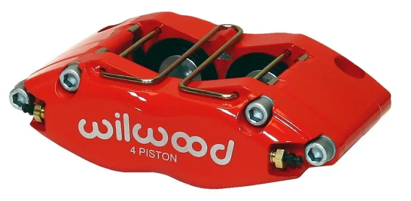 Wilwood Dynapro Radial Caliper – Red, 1.25-Inch Pistons, 0.81-Inch Disc Compatible 1