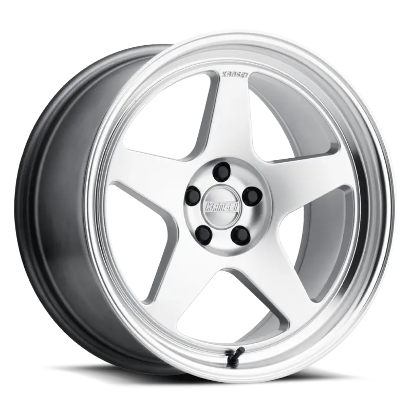 Kansei K12H Hyper Silver Alloy Wheel – 18×8.5", 5×120 Bolt Pattern, 35Mm Offset, 72.6Mm Center Bore 1